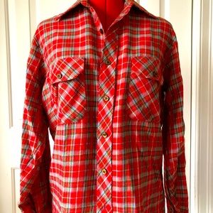 Vintage Kingsport | Men’s/Unisex Button-Down Plaid Flannel Shirt